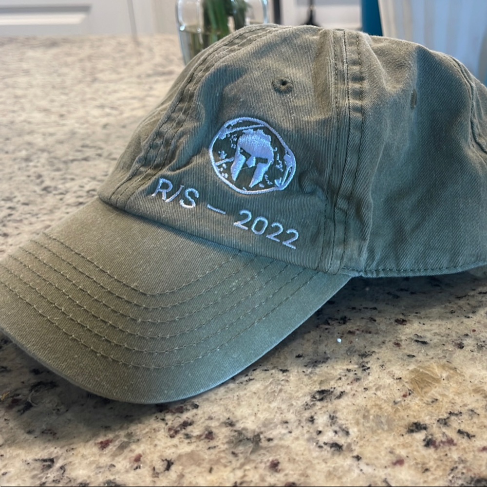Spartan Race Green Embroidered Cap